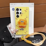 Cute SpongeBob Stand Phone Case For Huawei Nova 14 13 12 12i 11 Ultra 11i 10 Youth 10z 8 8i 7 7i 9 6