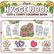 Hygge N00k- Set of 40 coloring pages about B0giki's hygge corner