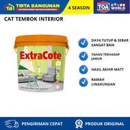 TOA EXTRACOAT A1500 - WHITE 5KG/ CAT TEMBOK INTERIOR Paint