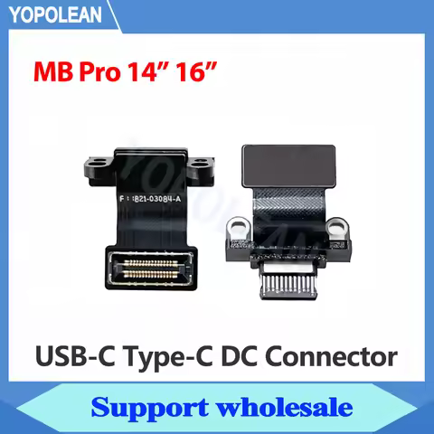Laptop A2442 Usb-c Type-c Connector For Macbook Pro 14" 16" A2485 A2442 A2779 A2780 Charge Power dc 