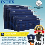 INTEX 5 Sizes New Version 25cm Extra Thick Dura Beam Standard Inflatable Air Bed Tilam Angin 充气床