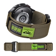 Quick Fit 20 22mm Nylon Strap For Watch4/5 40 44mm Band Galaxy Watch6/7 Classic 43 47mm Wristband GT