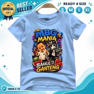 MBG Mania Kids T-Shirt Handsome Bahlil KD04 Kicau Mania Version Handsome Bahlil Ages 2-10 Years