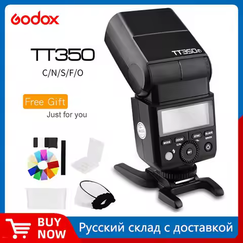 Godox TT350C TT350N TT350S TT350F TT350O TTL HSS 1/8000s Speedlight Flash with X1T Transmitter for C