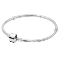 Original Snake chain Lobster Clasp Basic Bracelet Bangle Fit 925 Sterling Silver Bead Charm Bracelet DIY Europe Jewelry