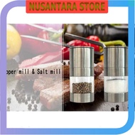 NUSANTARA STORE - Manual Pepper Mill Grinder Stainless Steel - CIQ