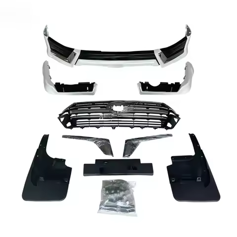 Car Front Bumper Grille Wide Facelift Bodykit Body Kit for Lc200 2016-2020