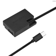 Type C to DR-E18 DC Coupler LP-E17 Dummy Battery Replacement for Canon RP  EOS 77D 200D 250D 750D 76