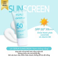 （Khuyến mãi có thời hạn)  FEALI UV Serum Sunscreen SPF50+ PA+++  Kem chống nắng dạng serum dành cho 