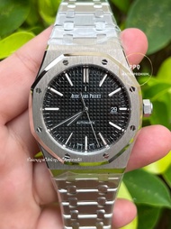 นาฬิกาข้อมือ Audemars Piguet Ap Royal Oak Ref.15400ST Black (ดำ) 41mm. (Top Swiss)