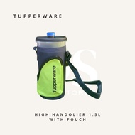 Tupperware High Handolier (1) 1.5L with Pouch (1)/ Botol air/ Drinking bottle/ Water bottle with pouch