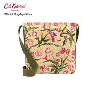 Cath Kidston Zipped Messenger Bag Floral Fancy Green กระเป๋า กระเป๋าถือ กระเป๋าแคทคิดสตัน กระเป๋าสะพายไหล กระเป๋าสะพายข้าง