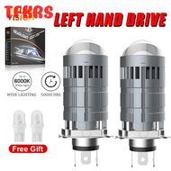 [TFKRS] H4 Bi เลนส์โปรเจ็คเตอร์ LED ขนาดเล็กปลั๊กแอนด์เพลย์หลอดไฟรถยนต์ Canbus ไฟติดหน้ารถเทอร์โบโคม