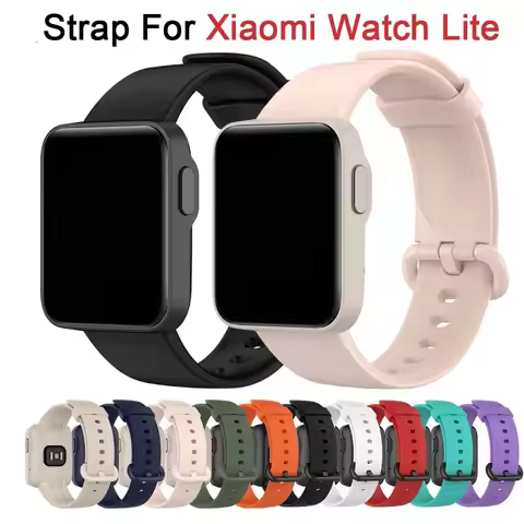 New Color Silicone Strap For Xiaomi mi Watch Lite/Redmi Watch 1 Band Bracelet For Xiaomi Mi Watch Li