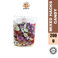 [CANDY] Hacks Campur 200G/Mix Hacks 200g/Hacks Original/Hacks Orange/Hacks Blackcurrant/Hacks 3 in 1