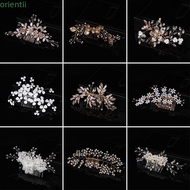 ORIENMY Bridesmaid Hairpins Women Girls Hair Accessories Crystal Peals Headpieces