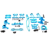 Metal Modification Accessory Kit Suspension Arms Steering Knuckle for Tamiya TT02 TT-02 1/10 RC Car