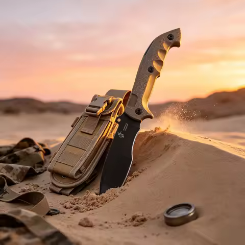 FX-500 - Indian style, Tracker model, camping heavy-duty folding knife, N690 steel, outdoor emergenc