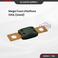 CS Mega Fuse 125A Littelfuse 125A Lorry Truck Main Fuse Bolt Down Auto 24V 32V (Used) READY STOCK
