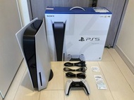 PlayStation 5 CFI-1200A01  ◆豪華贈品①索尼正品無線耳機②標準USB鍵盤