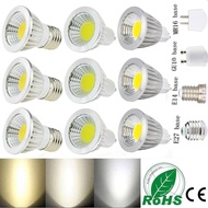 Ranpo 85-265V Ultra Bright MR16/GU10/E27/E14 6W/9W/12W LED COB Spot Light Bulbs CREE Warm/Neutral/Co