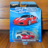 Hot Wheels Speed Machines Ferrari F430 Challenge Red White