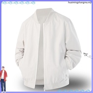 Uniqlo Fashionable and simple solid color jacket Korean version men's jacket windproof jacket baseba
