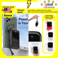 Baseus Ori Small Qpow 3A Fast Charging 10000mAh / 20000mAh Digital Display Power Bank with Built-in 