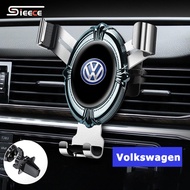 Sieece Car Phone Holder Air Vent Phone Holder Gravity Cell Phone Stand Holder Auto Cellphone Holder For Volkswagen Passat T Cross Beetle Santana Touran Jetta Golf MK5 MK6 MK7