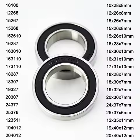 2pcs 15267 15268 16100 16287163110 18287 18307 20307 12268 24377 30406 Rubber Sealed 2RS Bike Bicycl