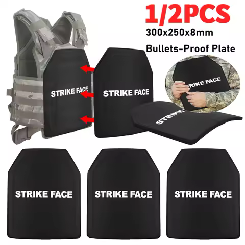 NIJ Class IIIA PE Bulletproof Plate 25X30CM Class 3A Bulletproof Plate Tactical Insertion Plate Back