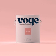 Voqe สีน้ำอะครีลิคแท้ 100% เฉดสีกุหลาบชมพู สีทาบ้าน ทาอาคารเกรดพรีเมี่ยม เนื้อสีเยอะ