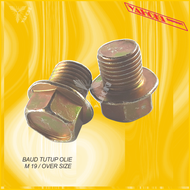 Baud Tutup Oli Over Size ( Drat 14 mm Kunci 17 )