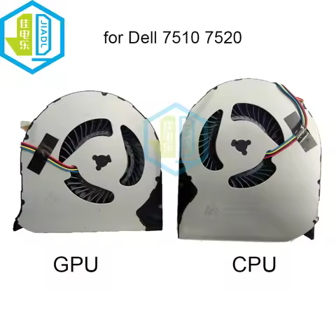 CPU GPU Cooling Fans For DELL Precision 7510 M7510 7520 M7520 044PG6 0XNTR8 NS75C03-15A05 NS75C04-15