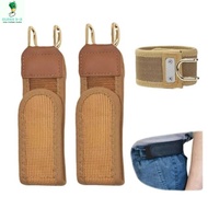 Velcro belt buckle, high adhesion, adjustable fit, metal hook style.