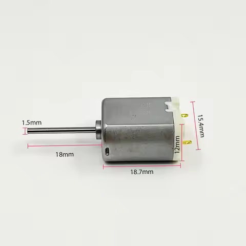 JFK-030P-09245 DC6V 9V 12V High Speed Micro 12mm FF-030PK Electric Motor 18mm Long Shaft For Car AV 