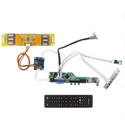20.1Inch 1600X1200 Led Tv Mother Board Tvst56.031 6 Lamps Ccfl Backlight Lcd Driver Board Universal 