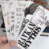 Book Series Themed Bookmark Collection | Bookmarks ACOTAR & Grishaverse Series Bookmarks | Bookish G