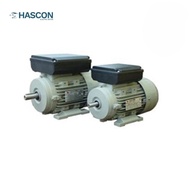 มอเตอร์ HASCON 0.37kW 4P B3 M 220V OL switch มอเตอร์ 1/2 แรงม้า 1440 รอบ แบบขาตั้ง ไฟ 1สาย 220V เพลา