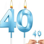 Number 40 Candle 40th Birthday Decorations for Boys 40 Birthday Candle Birthday Candles Birthday Cak