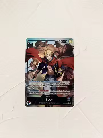 One Piece TCG OP05 Alternate Art Leader Card Set - Krieg Enel Lucy Rebecca Luffy Brook, 6pcs Foil Ra