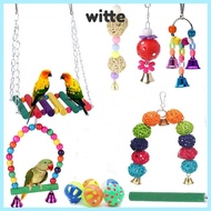 WITTE Bird Toy Set Cockatiel  Cage Bird Cage Accessories