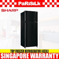 (Bulky) Sharp SJ-U43P-BK Top Freezer Refrigerator (433L)