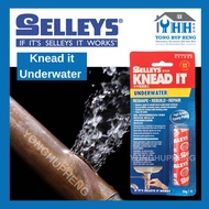 Selley Knead It UNDERWATER 50G Epoxy Putty Reshape Restore Repair Rebuild Water Pipe / Water Tap Bocor
