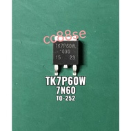 TK7P60W TK7P60V TK7P60 7P60 (7N60)TO-252 SMD N-CHANNEL MOSFET TRANSISTOR FET