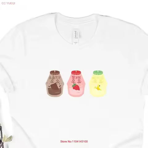 Korean Milk ArT T Shirt Ddalgi Uyu Cute Kimchi and Hangul K Pop Seoul South Korea 1290 vintage Washe