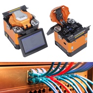 เครื่องเชื่อมเครื่องเชื่อมไฟเบอร์แบบฟิวชั่นออปติคอลฟิวชั่น100-240V ขยาย400X 5จอแอลซีดีที่มีการตอบสนอ