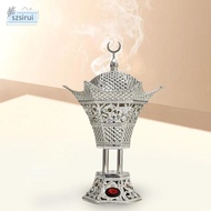 [szsirui] Electric Burner Middle East 8.3 Inches Tall Bukhoor Burner Oud Frankincense Resin Burner for Home Yoga Spa Bedroom