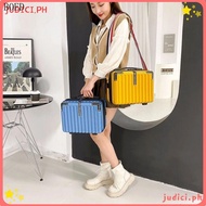 JUDICI Travel Luggage Bag, 14 Inch Portable Handheld Cosmetic , Fashion Women Crossbody Suitcase Min