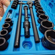 Flyman 21pcs 3/4 Drive Socket Set 21mm-50mm Socket Wrench Set